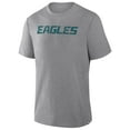 thumbnail image 2 of Men's Fanatics Heather Gray Philadelphia Eagles Pass Rush Tri-Blend T-Shirt, 2 of 3