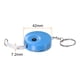 thumbnail image 2 of Métrica Cinta 1,5M/60 Pulgadas Retráctil Sastres Métrica Cinta Bolsillo Tamaño con Llave Cadena para Cuerpo, Tela, Costura y Manualidades Medidas, Azul, 2 of 5