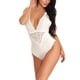 thumbnail image 2 of Mono sexy mono de cosplay suave mono de tela con pantalla de encaje para mujeres adultas, blanco, XXL Inevent XX000036-55, 2 of 7