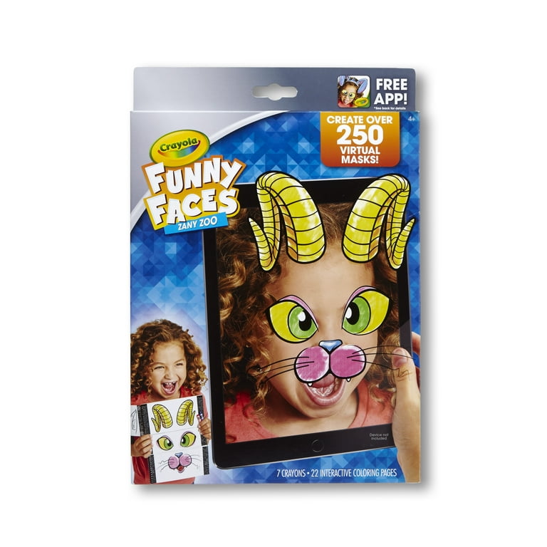 Crayola Funny Faces Zany Zoo Virtual Play Set