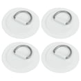 thumbnail image 1 of 4 Piezas D Anillo Parche PVC Inoxidable Acero Redondo Forma Gris para Kayak, 1 of 1