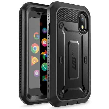 SUPCASE Palm Case, Full-Body Rugged Case with Built-in Screen Protector for Palm (2018 Release), Unicorn Beetle Pro Series - Retail Package Without Holster (Black)