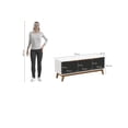thumbnail image 4 of Mueble TV 55" Kappesberg 136cm con 3 Puertas Blanco/Negro, 4 of 9