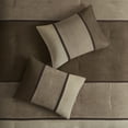 thumbnail image 6 of Madison Park Palisades 7-Piece Polyester Solid Pieced Comforter Set in Brown, 6 of 9