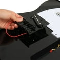 thumbnail image 4 of DIY 6 String TL Style Electric Guitar Kits with Mahogany Body, Maple Neck and Accessories Black, 4 of 5