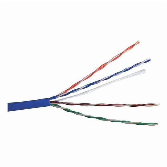 Carol Cable,Cat 5e,24 AWG,1000 ft,Blue CR5.30.07