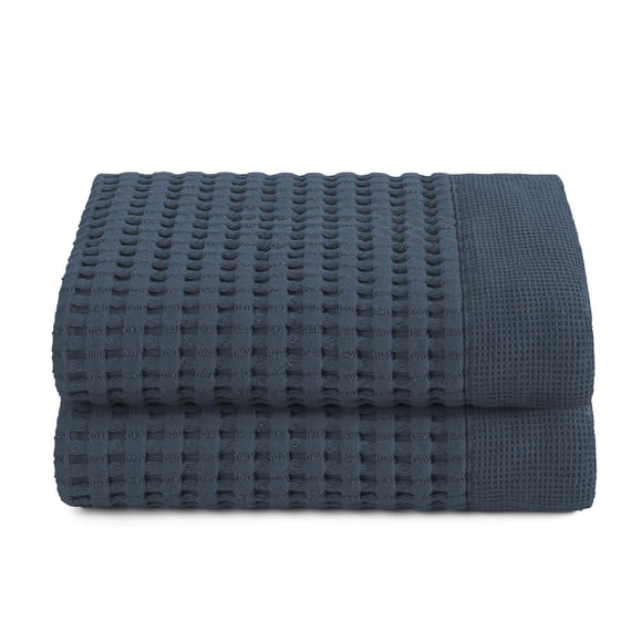 Toallas de mano GILDEN TREE Waffle, de secado rápido, sin pelusa, paquete de 2