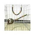 thumbnail image 7 of Pet Bird Rope Perches Cage Comfy Perch Parrot Cotton Bungee Toy, 7 of 7