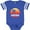 Football Blue and White, variant on Inktastic Aruba Vacation Boys or Girls Baby Bodysuit