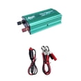thumbnail image 1 of LSLJS Pure Sine Wave 300W Power Inverter Dc 12V To Ac 220V Car Plug Inverter Adapter Power Converter with 2A USB Charging Ports & 2 Battery Clamps Green, Power Inverter, 1 of 9