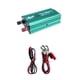 thumbnail image 1 of Inversor de corriente para coche de onda sinusoidal pura de 300 W, adaptador de CA de 12 V a 110 V con puertos USB de 2 A | Diseño compacto de aleación de aluminio | Incluye pinzas de batería |, 1 of 5