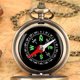 thumbnail image 3 of Juego de 2 relojes de bolsillo, brújulas, accesorios de viaje y camping, de aleación de zinc y metal., 3 of 6