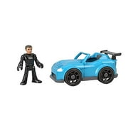 Fisher-Price Imaginext Rovin' Racer, Push-Along Car and Character Figure Set for Preschool Kids Ages 3-8 Years