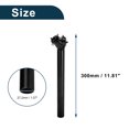 thumbnail image 6 of Unique Bargains Bike Seat Posts Adjustable Angle Bike Saddle Post Seat Tube Black 1 Pc 27.2x300mm Aluminum Alloy, 6 of 8