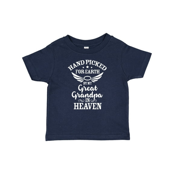 Inktastic Handpicked for Earth by My Great Grandpa in Heaven Boys or Girls Baby T-Shirt