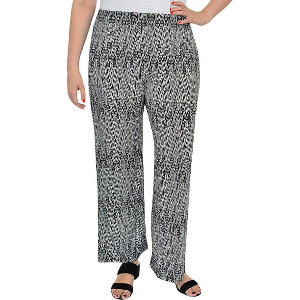 printed pull on pants