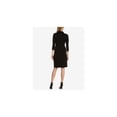 thumbnail image 2 of KAREN KANE $108 Womens New 0011 Black Cascade Faux Wrap Dress XS B+B, 2 of 4
