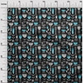 thumbnail image 3 of oneOone Polyester Spandex Black Fabric African Floral Sewing Craft Projects Fabric Prints By Yard 56 Inch Wide, 3 of 4