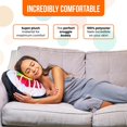 Sushi Pillow for Bed, Sofa & Couch, 14" Soft & Plush Sushi Roll Cushion
