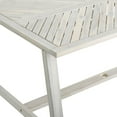 thumbnail image 3 of Manor Park Modern Boho Outdoor Wood Dining Table, White Wash, 3 of 7