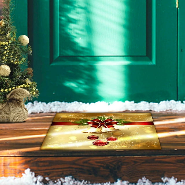 Alfombrillas navideñas con letras para puerta, alfombrillas de cocina, dormitorio, sala de estar, Interior, alfombrillas para el hogar Wmkox8yii HFSH6082