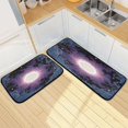thumbnail image 7 of 2-Piece Kitchen Rugs Set Non-Slip Mats Carpet Floor for Kitchen, Bathroom (19.7"x27.6" & 19.7"x47.2") Solar Vortex, 7 of 7