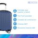 thumbnail image 5 of Check In - Juego de 3 Maletas de Viaje, Grande (25 kg), Mediana (20 kg) y Carry On (10 kg) azul Unitalla, 5 of 16