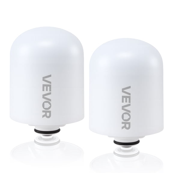 VEVOR Faucet Filter Replacement, 2-Pack Water-Filter Cartridge, 6-Layer High-Efficiency Filtration, 3-Month Value and 211 Gallon Long Lifespan / Filter, Compatible with Model 8627 Filtration System