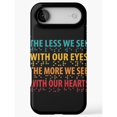 The Less We See Inspirational Quote Black Tough Phone Case ...