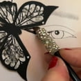 thumbnail image 4 of Ettsollp 1/2Pcs Butterflies Eyeliner Stencil Winged Eyeliner Stamp Tool Eyeshadow Applicator Guide Template Women Girls Makeup Supplies, 4 of 8