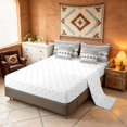 thumbnail image 4 of Manfei Southwestern Aztec Queen Bedding, Bohemian Black Beige Bedding Comforter Set Queen, Reversible 7-Piece, 4 of 6