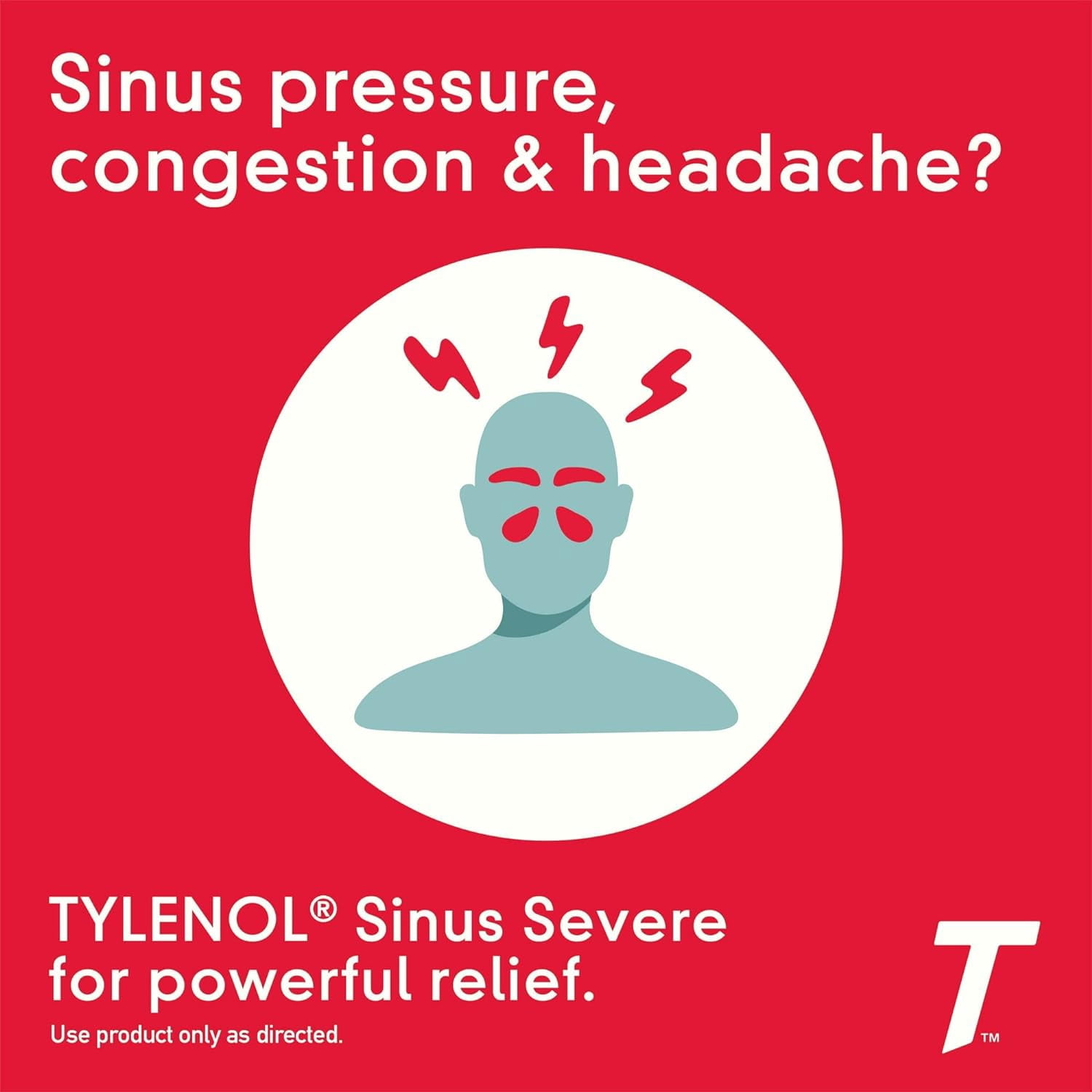 Tylenol Sinus Congestion and Pain Severe 24 Caplets - 3 Pack