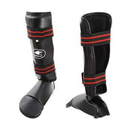 Lion Martial Arts Vinyl Shin Guard Pair
