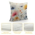 thumbnail image 4 of JEUXUS  Watercolor Floral Pillow Cover, Floral Throw Pillow Case, Decoration for Home Sofa Couch Bed, Gifts for Family Friend,, 4 of 5