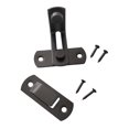 thumbnail image 1 of Cerraduras para exteriores de hardware negro para puertas, pestillo de granero, candado deslizante resistente, cadena de seguridad para cobertizo, 1 of 6