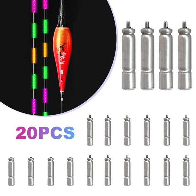 Batería Eléctrica Luminosa 20 Piezas Flotadores Pesca Pin Litio (CR316)