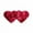 Red, variant on Hiroekza Valentines Day Decorations, Valentine's Day Fluffys Rugs for Bedroom 40X20In Washable Living Room Rug Carpet Heart Shaped Bedside Rug Rugs Non Slip Carpet Mats Home Decor