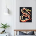thumbnail image 3 of Nawypu  Japanese Tattoo Shop Wall Art Vintage Snake Tattoo Poster Canvas Painting Posters and Prints Wall Art Pictures for Living Room Bedroom Decor, 3 of 4