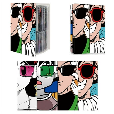 240pcs Card Album Book Naruto Dragon Ball Goku Vegeta ONE PIECE Luffy Zoro Map Letter Holder Binder Card Notebook Collection Toy