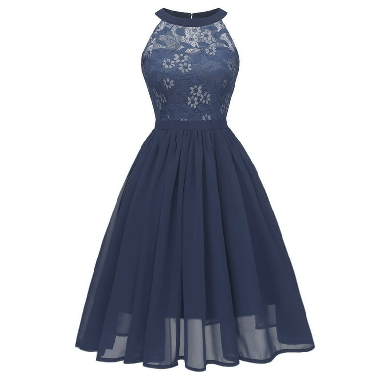 chinese dress ladies Nalini Plus Size Navy Lace Wrap Dress main image 1