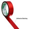 thumbnail image 3 of Conjunto de cinta Washi Prism de 30 mm de ancho en color holográfico para empaquetado y decoración navideña, rojo, verde, 3 of 5