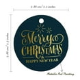 thumbnail image 6 of Inkdotpot Pack Of 100 Real Gold Foil Paper Tags Merry Christmas & Happy New Year Text Favor Hang Tags, 6 of 7
