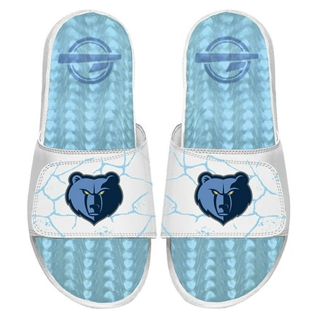 

Men s ISlide White Memphis Grizzlies Ice Gel Slide Sandals