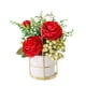 thumbnail image 2 of Flores Artificiales Advancent con Florero Natural en Interiores Hortensia de Seda de Peonía Falsa, 2 of 6