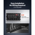 thumbnail image 4 of VEVOR Sump Pump Battery Backup System 1500W LCD Auto Switches to Battery Inverter, 4 of 9