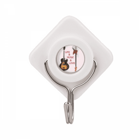 

Love Music Classical Instrument Life Adhesive Wall Hooks Hanging Self Sticky