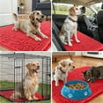 thumbnail image 6 of Horivan 2 Pcs Chenille Pet Doormat Super Absorbent Non Slip Washable Indoor Entrance Mat for Dogs Muddy Paws Quick Dry Floor Mat Waterproof Rug, 6 of 8