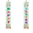 thumbnail image 2 of Happy Easter He Is Risen Porch Sign Banner Happy Easter Door Banners Hanging Decorations for Home Outdoor Indoor Wall Front Door Decor, 2 Pcs, 2 of 6