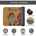 thumbnail image 5 of Christmas Door Mat Outdoor Indoor Entrance, Christmas Rug Decorations for Home Kitchen Bathroom - Gnome Doormat 17x30 inch Non-Slip Rubber Mat, 5 of 6