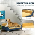 thumbnail image 6 of PawHut Dog Sofa Bed, Dog Couch, Pet Sofa for Small Dogs w/ Soft Cushion, Removable Washable Cover, Elevated Dog Bed Couch with Anti-Slip Foot Pads, 6 of 9